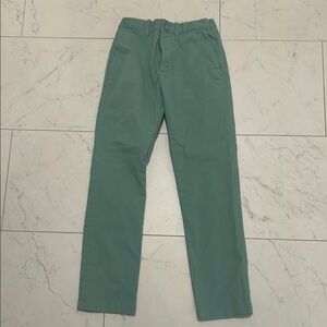 Boy’s J. Crew Green Straight-Leg Pants, size 12